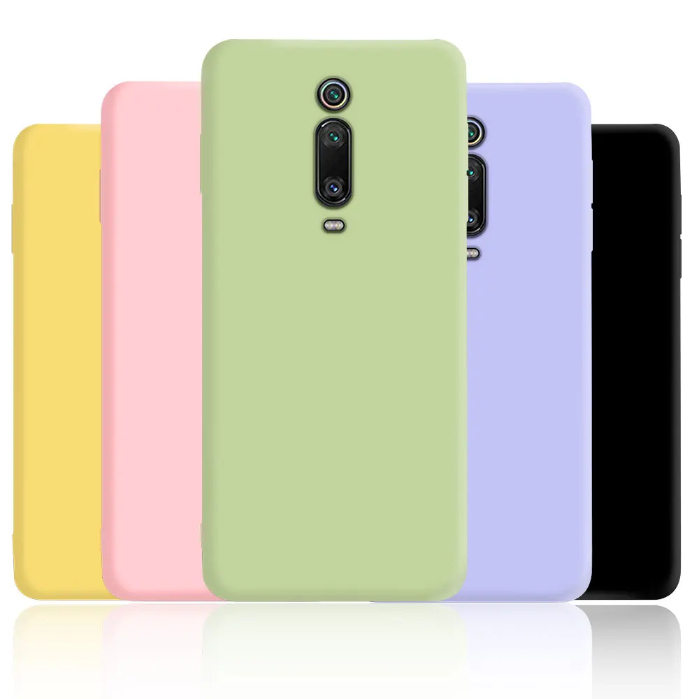 For Xiaomi Mi9T Pro Case Matte Silicone Back Cover For Xiaomi Mi 9T 9 T Phone Cases For Redmi K20 Pro Fundas Coque