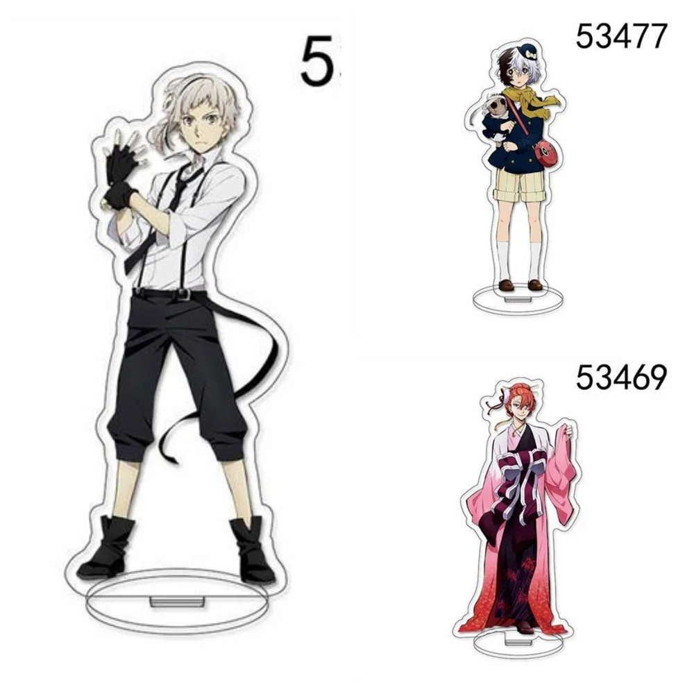 

15CM Hot Anime Bungo Stray Dogs Acrylic Stand Model Cosplay Characters Ornament Accessories Goods Collection Gifts