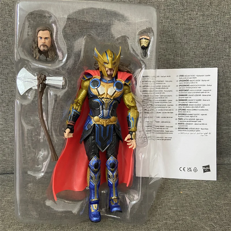 Marvel Legends Thor: Love and Thunder Actionfigur Lady Thor Jane Foster Korg BAF Mighty Wave THOR Geschenk 6" Sammlungsmodellspielzeug