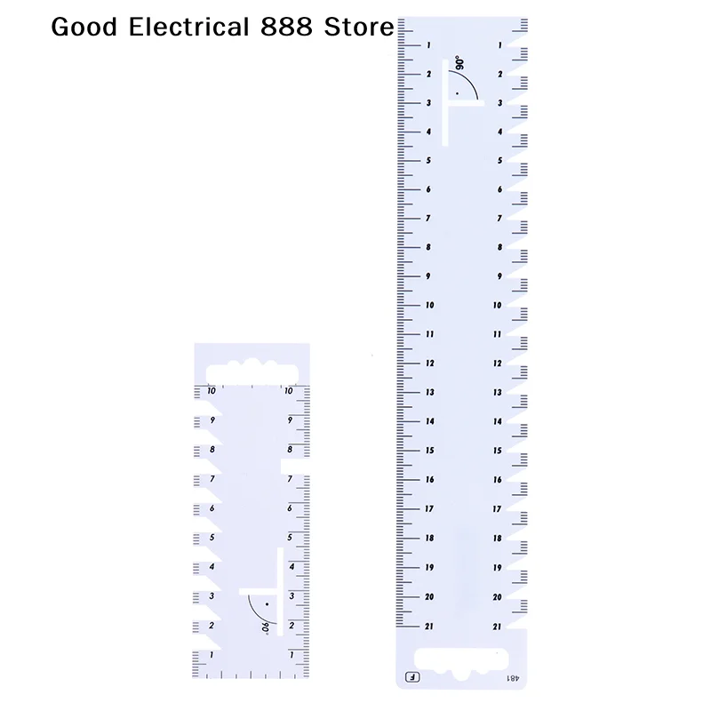 【G】1Pcs Right Angle Quilt Ruler Sewing Measuring Gauge DIY Patchwork Seam Tool for Quilting Sewing Accessories