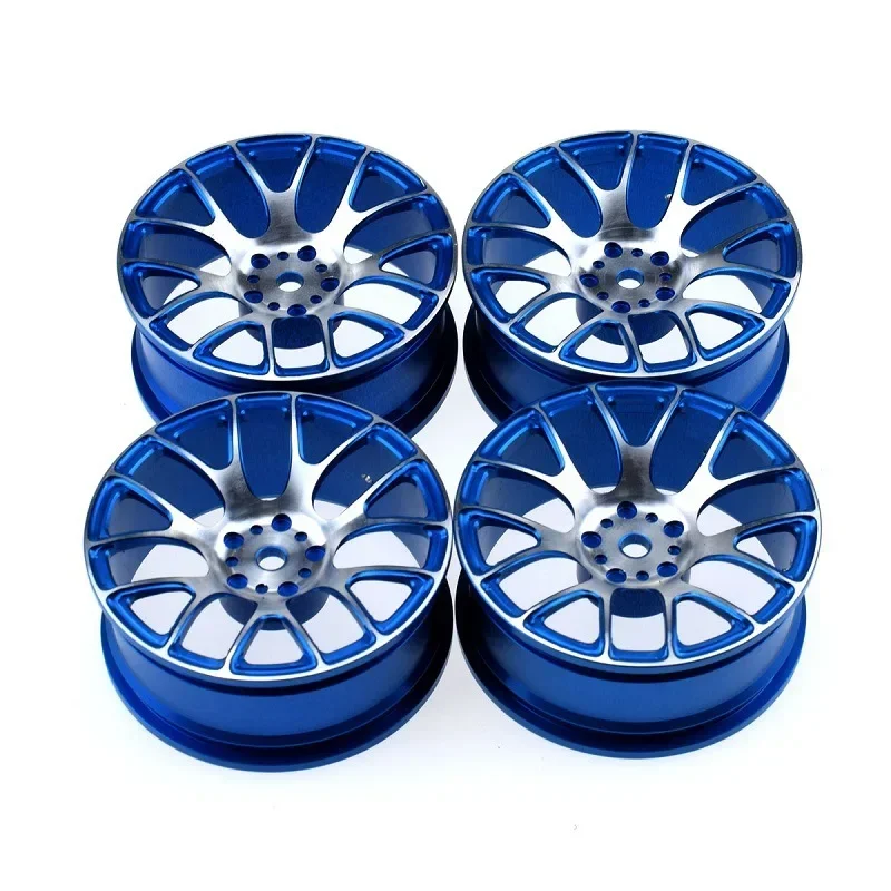 Replacement Aluminum Alloy Metal Wheel Rim Hub Upgraded Repair Parts For 1:10 Tamiya Tt-01 Tt-02 Xv-01 Hsp Hpi Rc Car Wheel