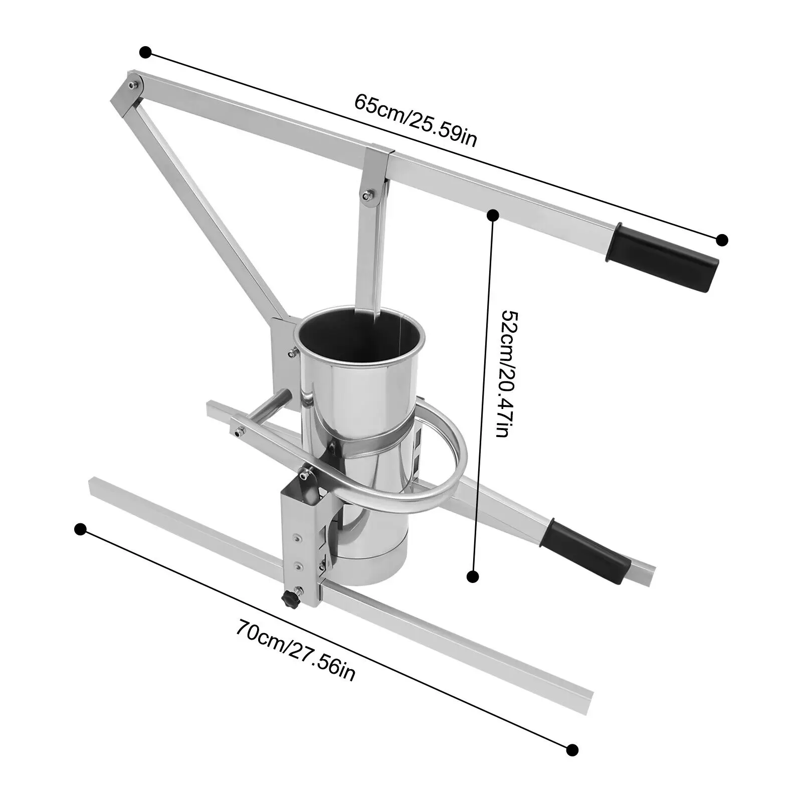 ماكينة صنع كرات اللحم اليدوية 201 جهاز صنع كرات اللحم من الفولاذ المقاوم للصدأ لحم الخنزير ولحم البقر قابل للتعديل