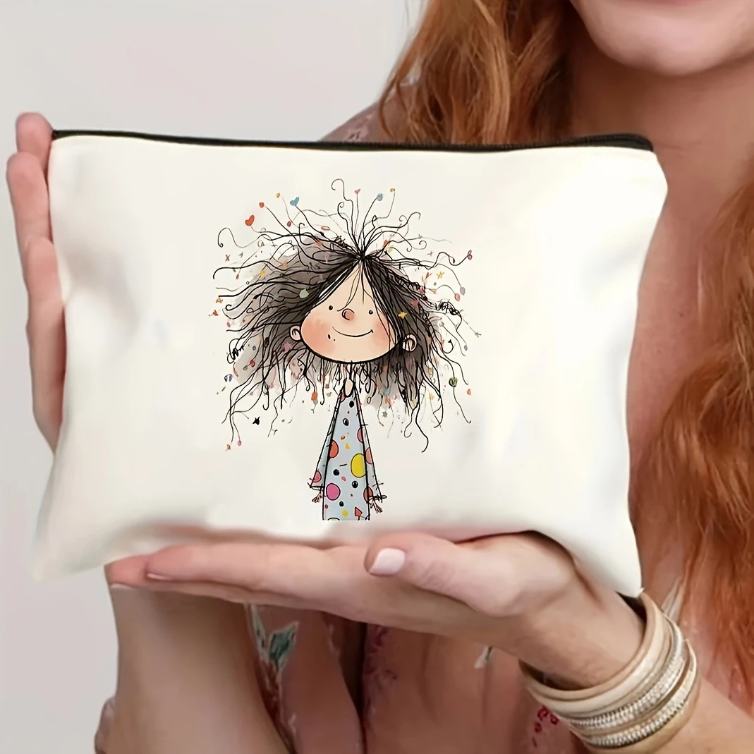 Pochette cosmétique chic - Organisateur de maquillage de voyage durable, cadeau élégant pour les enseignants