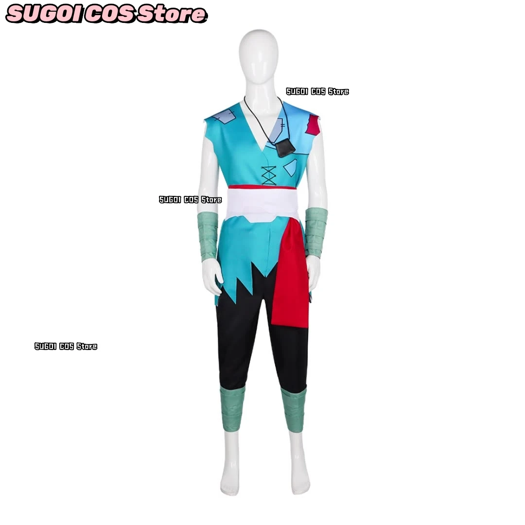 Panji Cosplay Anime Panji Tengkorak Costume Patchwork rétro bataille uniforme crâne masque accessoire ensemble Halloween déguisement costumes