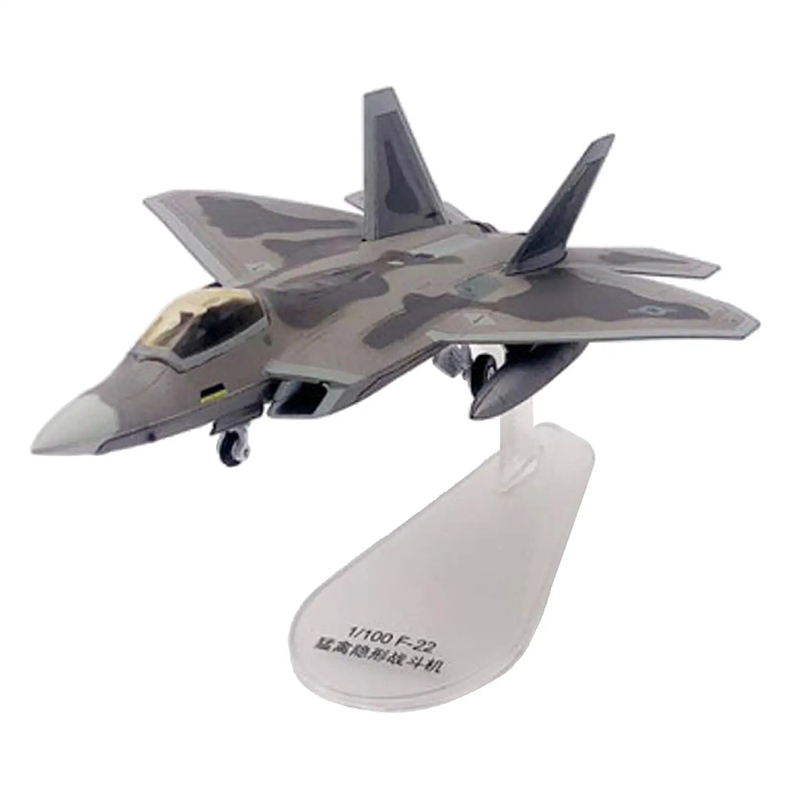 Échelle 1:100 papier avion de chasse F-22 américain avion cadeau d'anniversaire