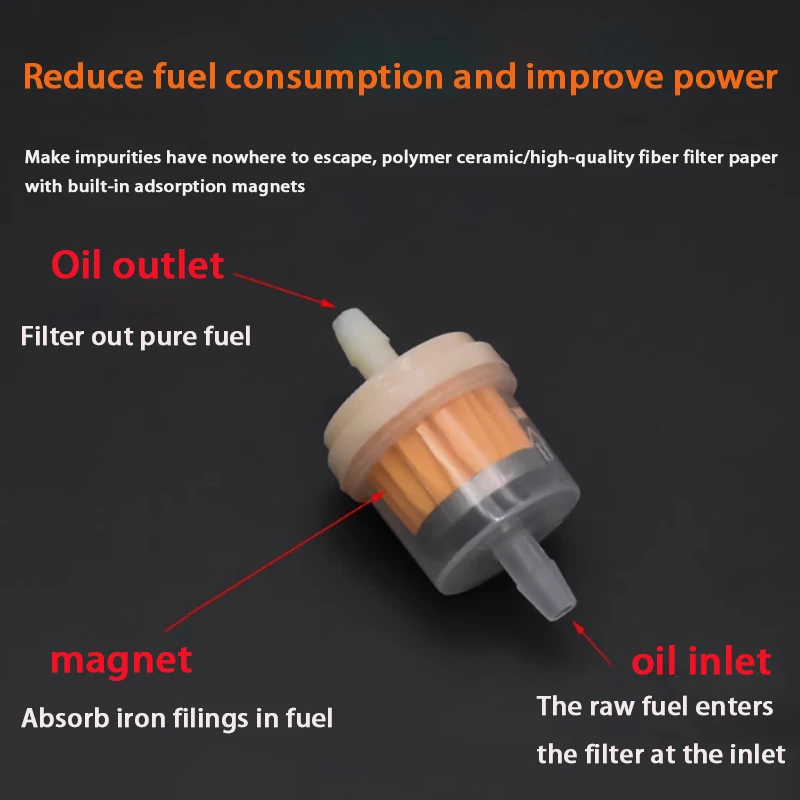 Motorcycle Pedals Motorcycle Filters  Filters Oil Resistant Pipes Carburetors Oil Cups With Magnets