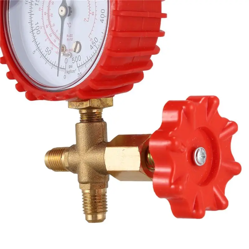 【CHRISTMAS 】2X Refrigerant Pressure Gauge Air Conditioning Recharge Pressure Gauges For R12 R502 R22 R410 R134A
