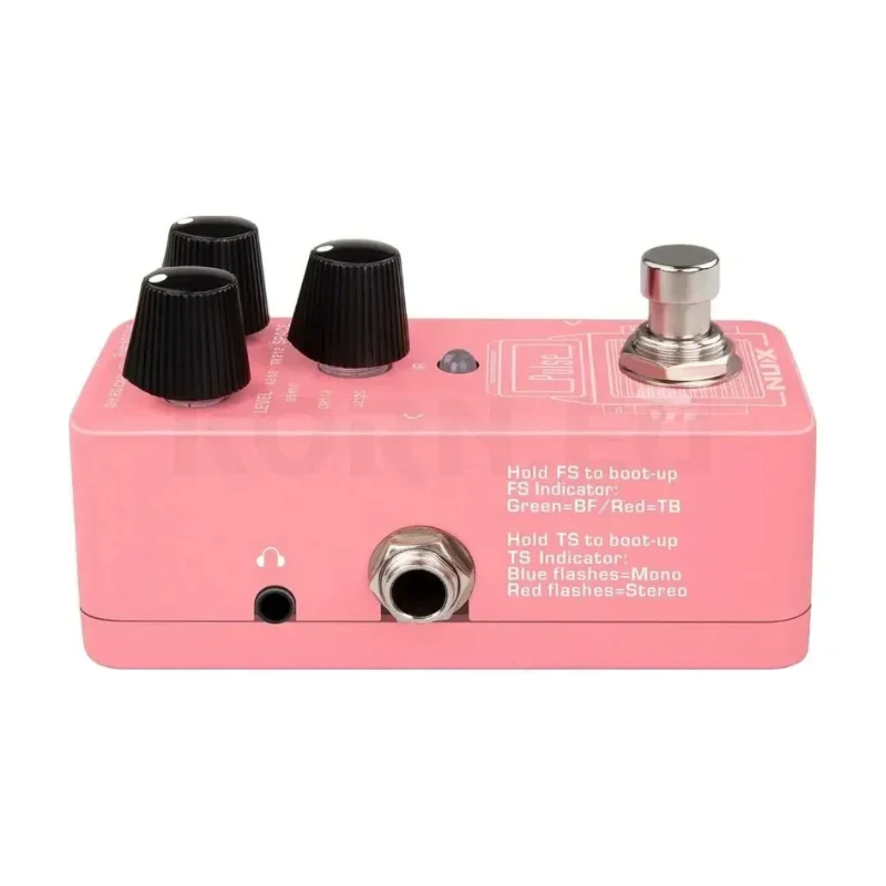 NUX NSS-4 PULSE Pedal Electric Guitar Effects  Mini IR Loader 3 Default IR Types Stereo Support Low Power Consumption