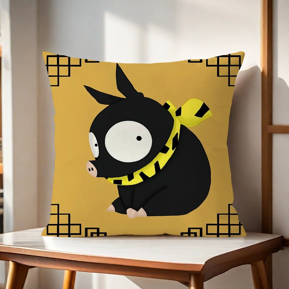 أنيمي لطيف Ranma P تشان Ryogas غطاء الوسادة وسادة أريكة الطباعة الديكور غرفة المنزل مكتب مقهى سيارة الشمال البساطة