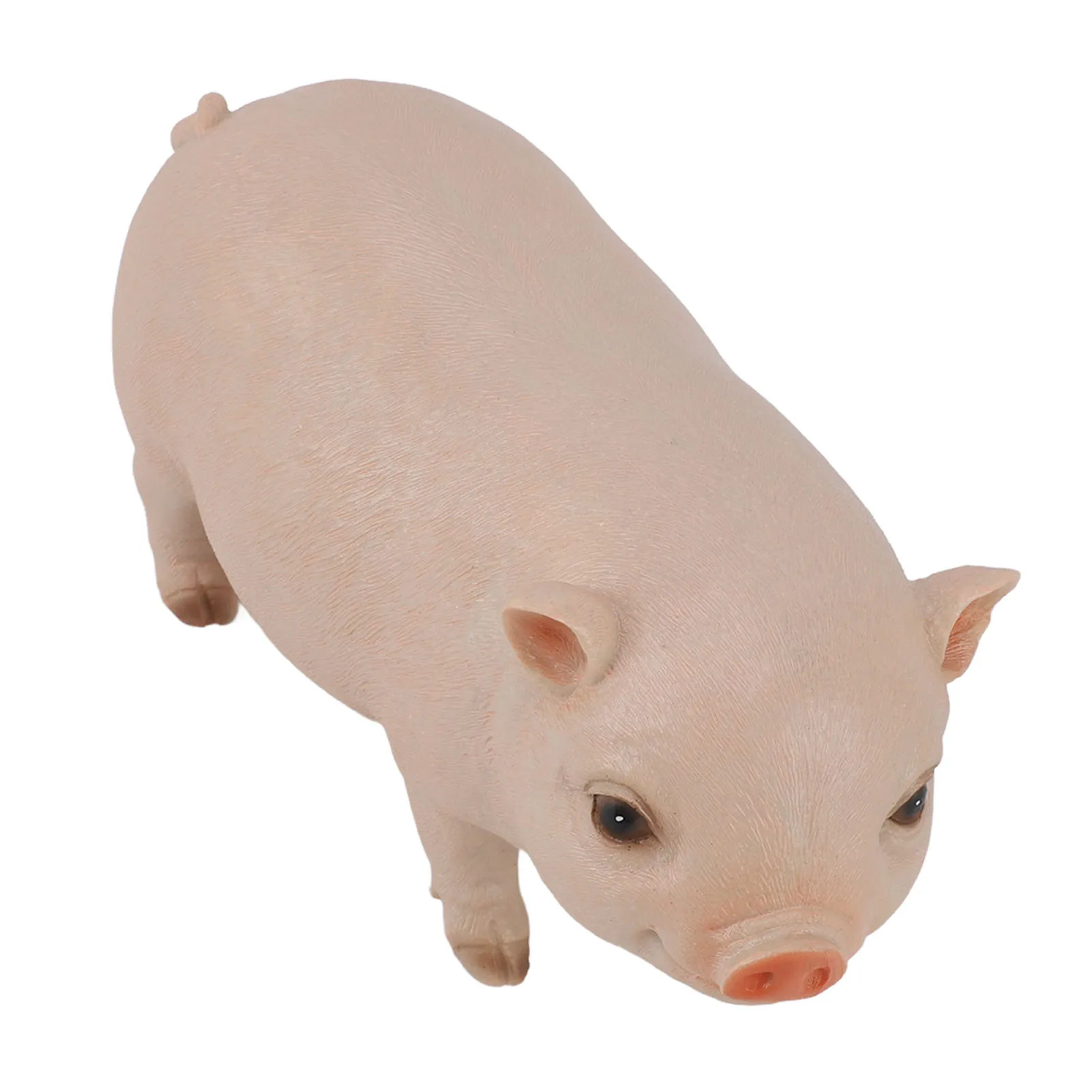 Cute Small Pig Statue Standing Piglet Figurine Resin Animal Sculpture For Outdoor Garden And Desktop Decoration