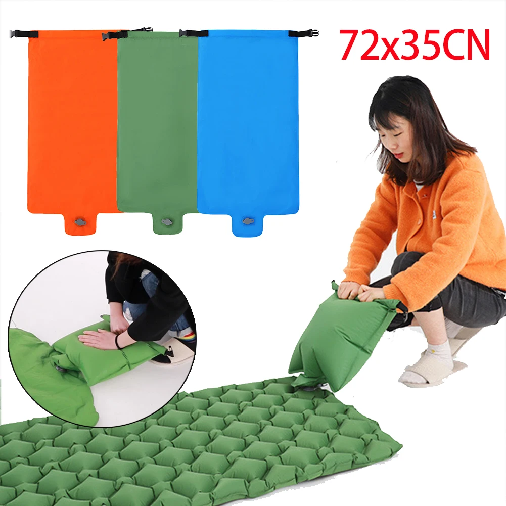 Outdoor Camping Mat Ultralight Folding Air Bag Inflatable Tent Sleeping Pad Ultralight Portable Picnic Air Mat Camping pad