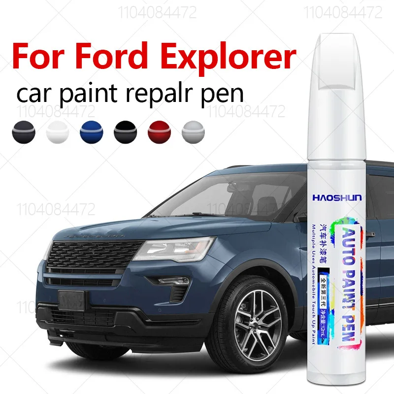 For Ford Explorer 1991-2025 K5 U2 U3 U4 U5 CD6 Paint Repair Pen Touch Up Scratch Remover DIY Auto Accessories Black White  Blue
