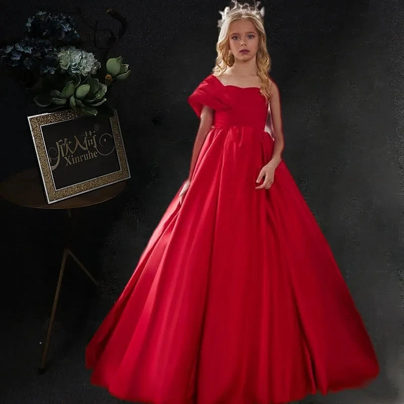 Robe de mariée en velours pour filles, robe de Rhde carnaval pour enfants, robe de reconstitution historique pour adolescents, vêtements pour bébé,