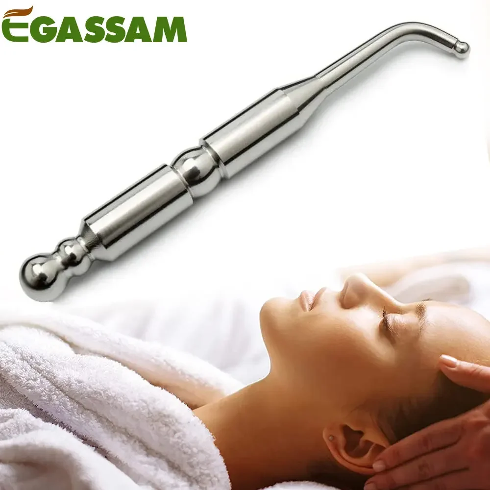 

EGASSAM 1Pcs Acupuncture Pen, Facial Reflexology Tools Stainless Steel, Trigger Point Massager Tool, Deep Tissue Massage Tool