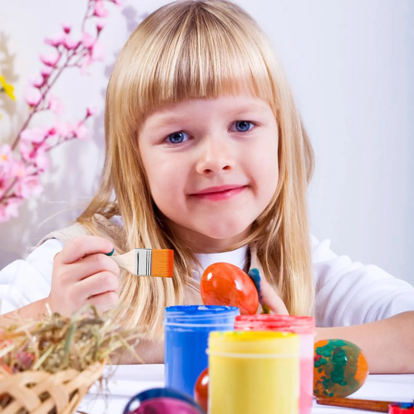 12 Pcs Wooden Oil Painting Brushes Set Artist Acrylic Watercolor Paint Tool