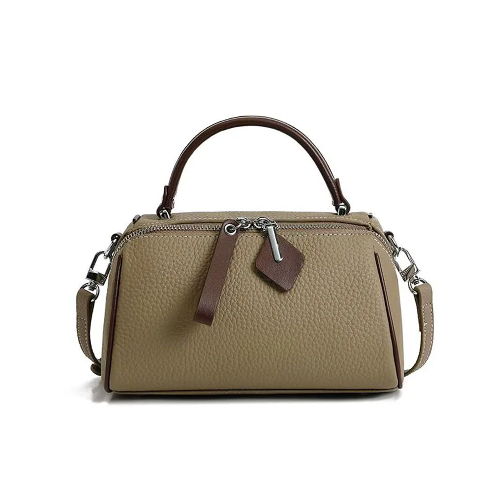 

Niche Color-block Genuine Leather Luxury Designer Handbag For Women 2025 New Fashion Versatile Pillow Stylish Single Shoulder