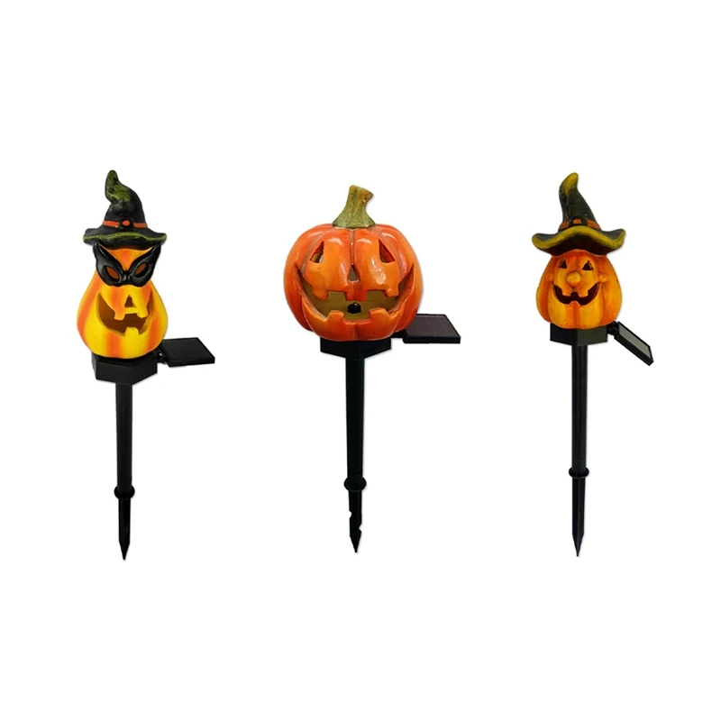 

Pumpkin Solar Lights Garden Light Halloween Ghost Lights Outdoor Decor Lights Ground Lighting Home Decor