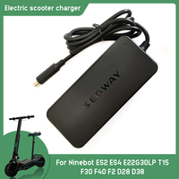 Original Segway 42V 1.7A Charger For Ninebot ES2 ES4 E22 G30LP T15 F30 F40 F2 D28 D38 For Xiaomi M365/Pro Electric Scooter Parts