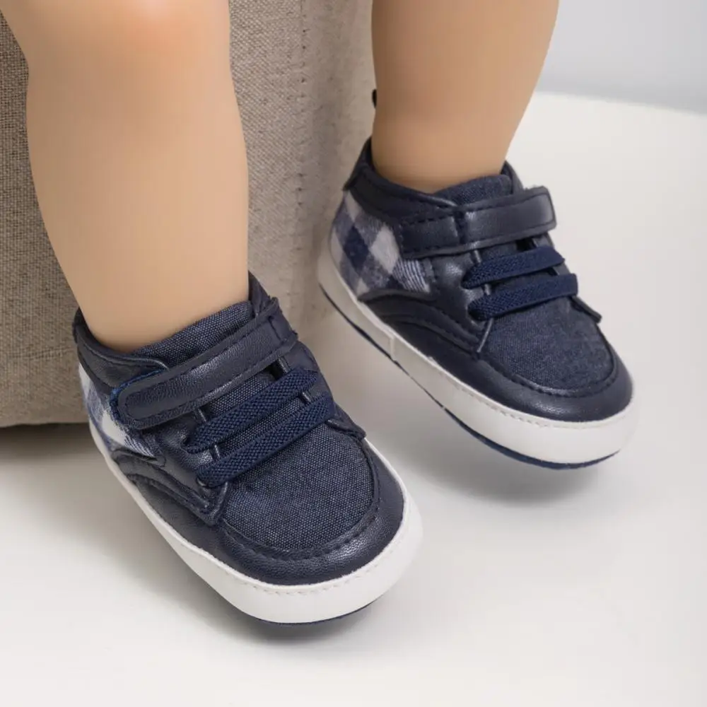 Baby Classic Casual Shoes Pure Color Dirty Resistant Soft Non-slip Sole 0-18 Months Infant Toddler Shoes Indoor Outdoor Wearable