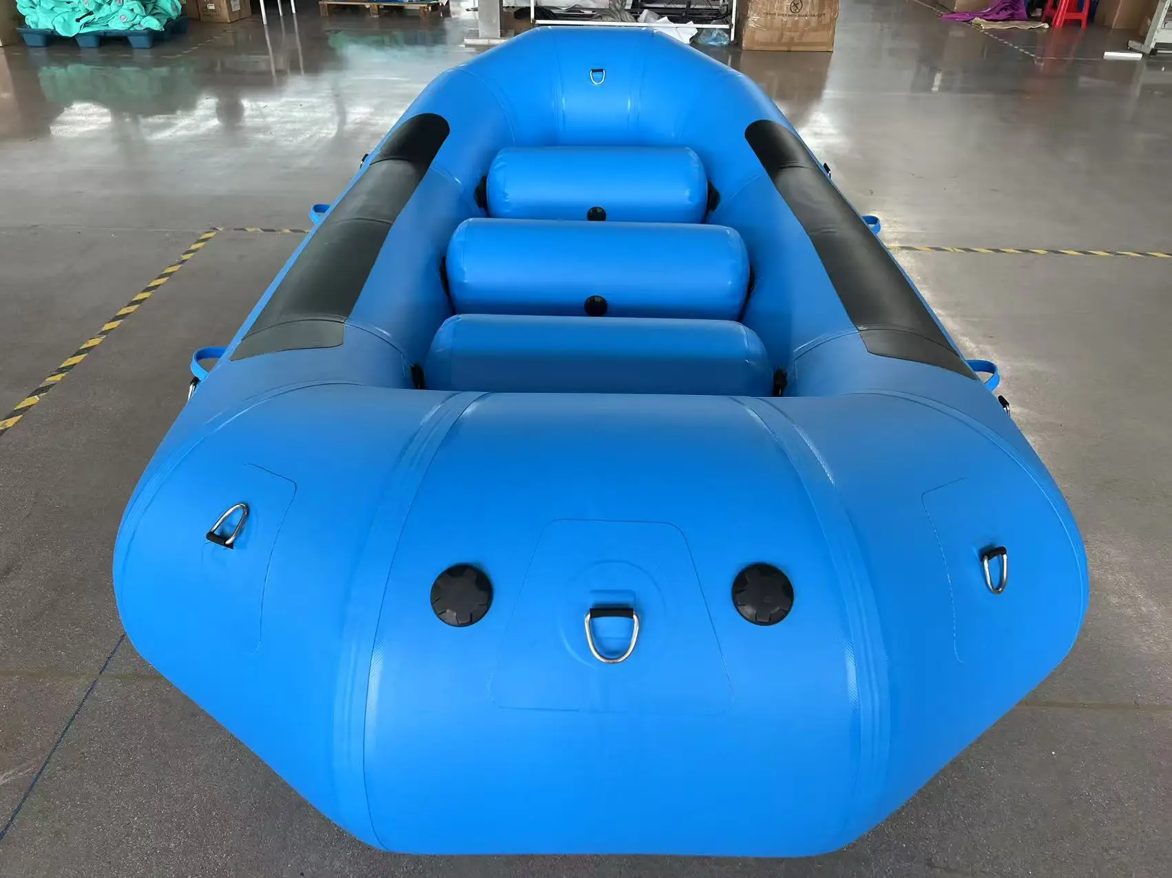 Professional Service Inflatable Whitewater Rafting Boat PVC TPU Beam Floor River Raft Boat For Adventure