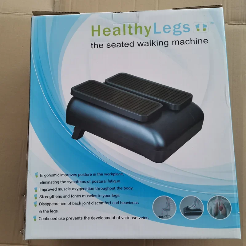 Electric Stepper with Anti-Slip Soft Pad, Adjustable Leg and Lower Extremity Trainer for Middle-Aged and Elderly, Fitness