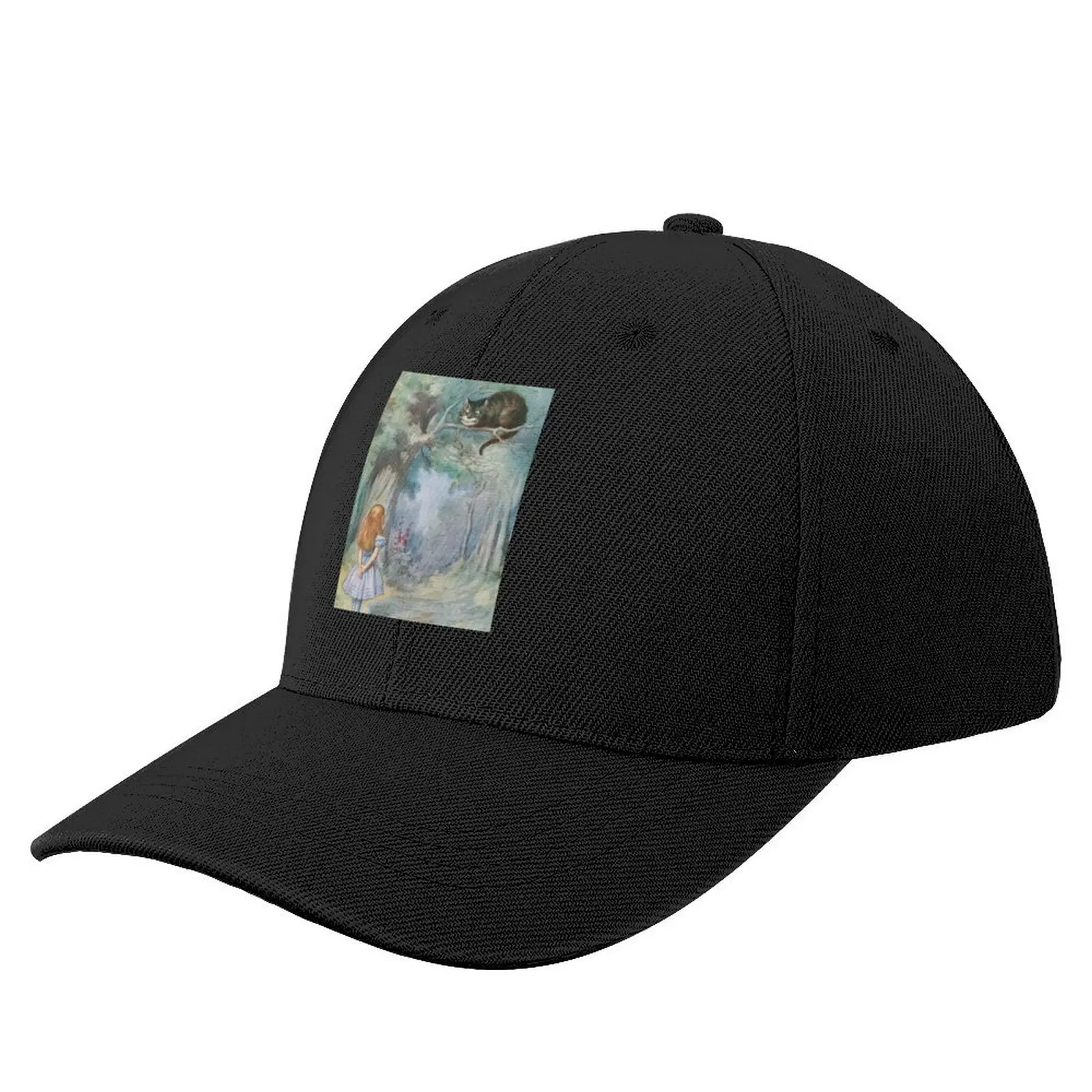 Alice and the Chesire Cat Baseball Cap Hip Hop derby hat For Girls Men's