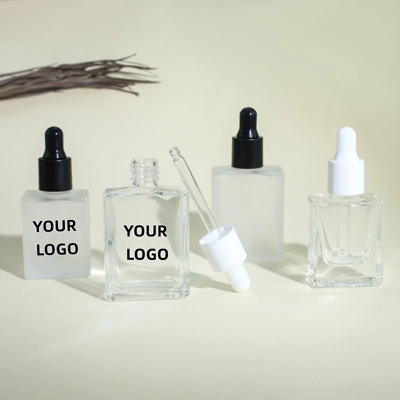 【شعار مخصص】 100 قطعة مصنع تخصيص دفعة صغيرة مخصصة للزجاجات الشفافة/المتجمدة مع ثلاثة مواصفات