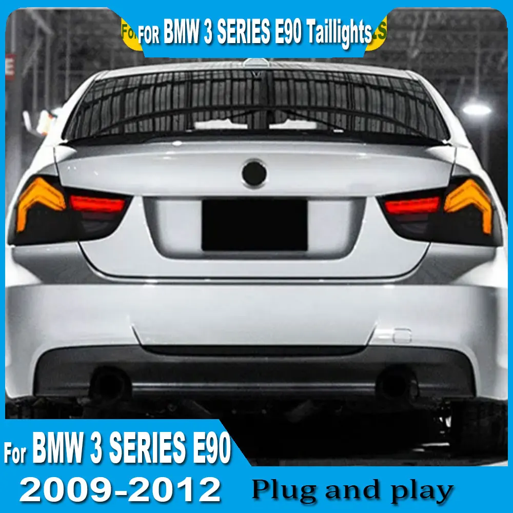 Car taillight For BMW 3 Series E90 2009 2010 2011 2012 Rear Dynamic Turn Signal Start-up Animation Car Lamp Auto Accessories
