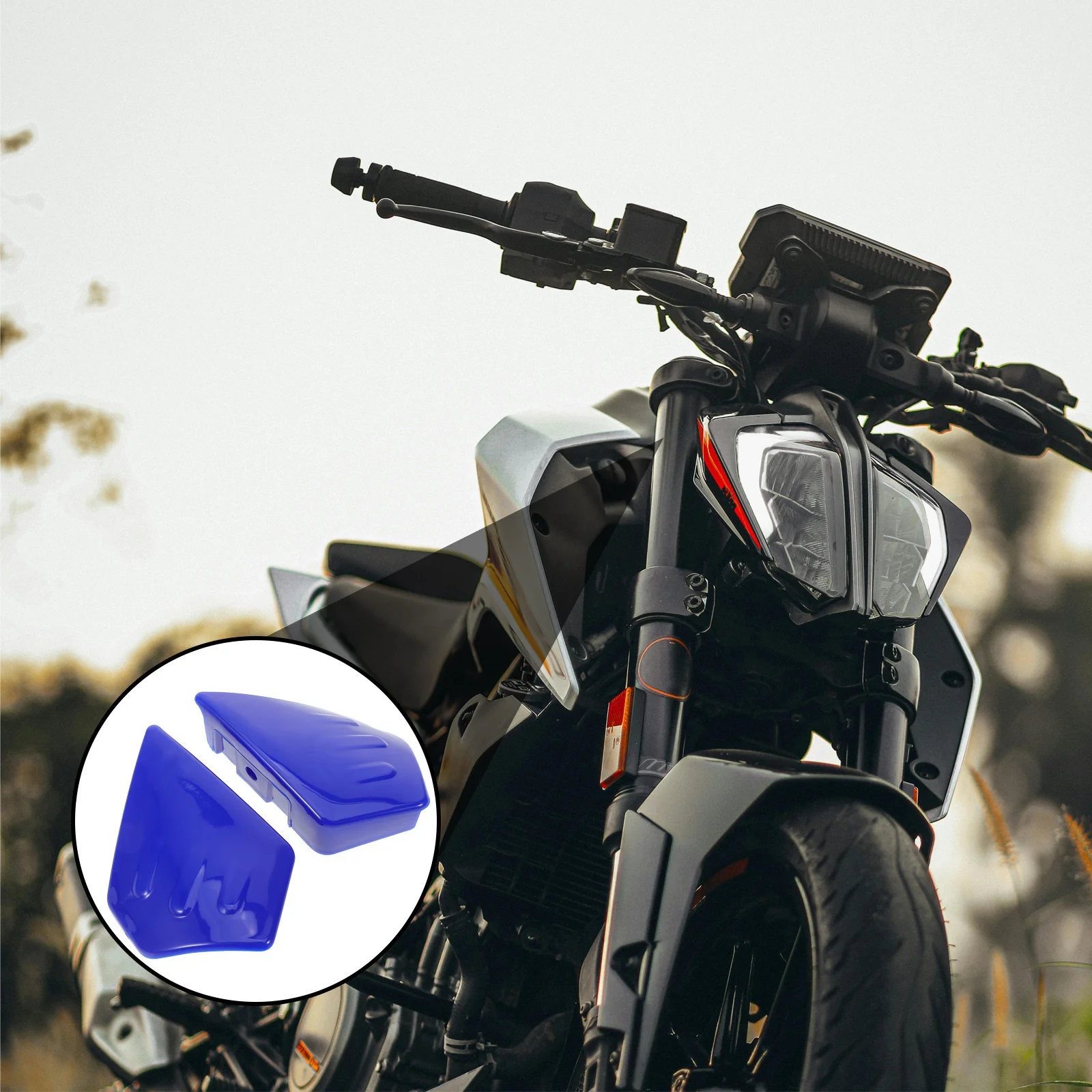 

1 Pair Fuel For Motorcycle Sturdy Plastic Replacement Gas Tank Protective Cap Compatible With Pw50 Lightweight Oil Tank Seal Cap
