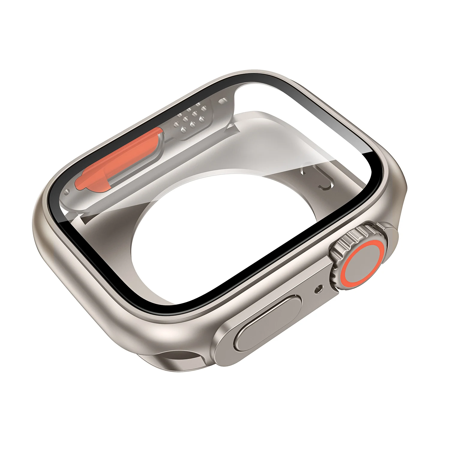 Cubierta protectora de pantalla para Apple Watch, carcasa dura para parachoques delantero y trasero de PC, 45mm, 44mm, 40mm, 41mm, cambio a Ultra