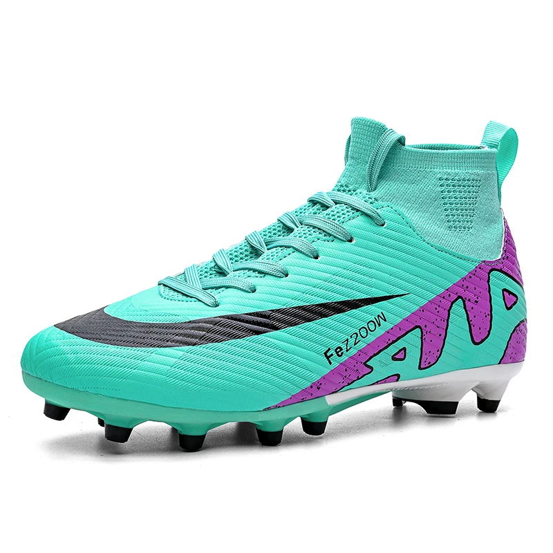 Professional Men Football Boots Training Soccer Cleats Kids Boys Football Shoes Unisex Sneaker Wholesale Outdoor Ultralight