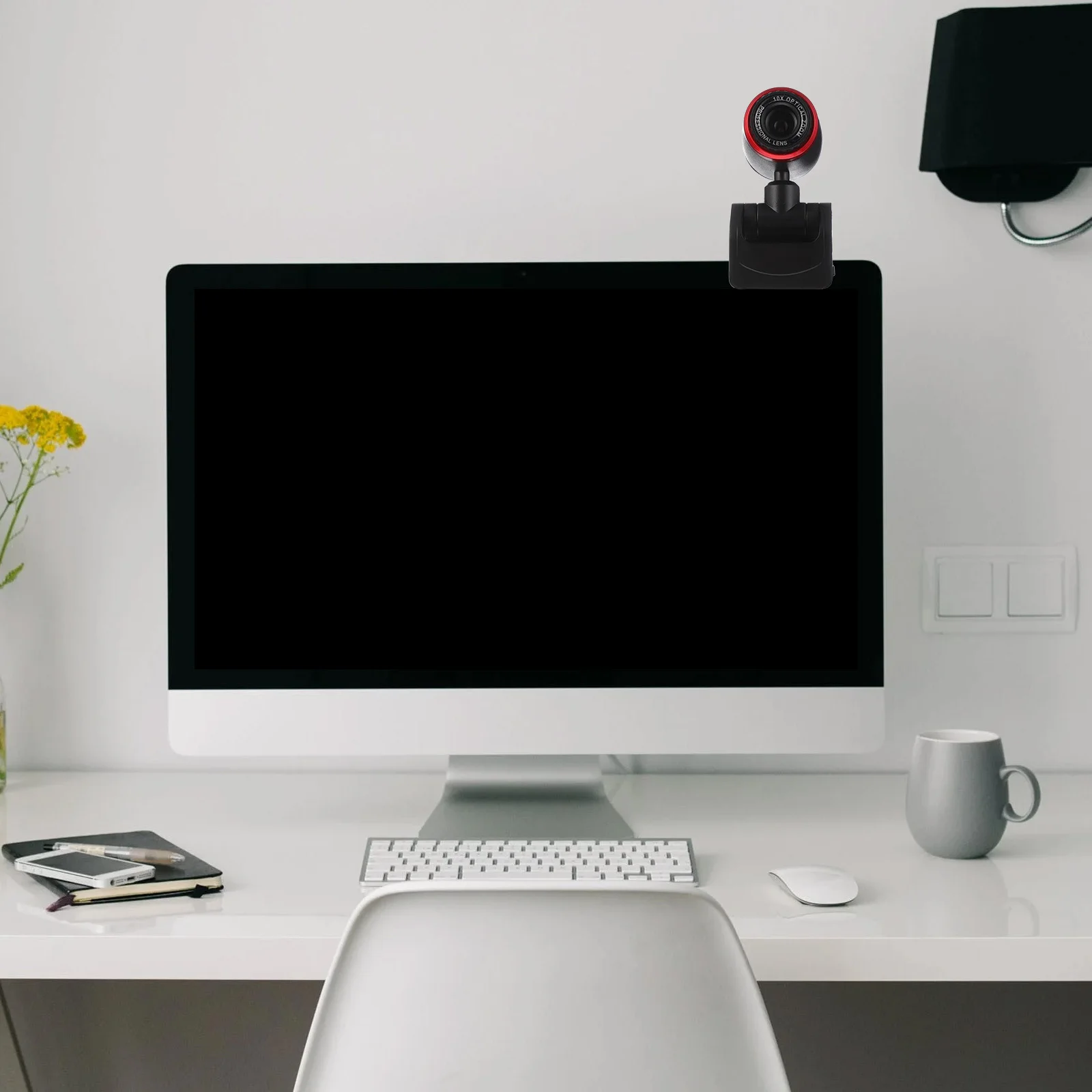 

1 комплект, HD веб-камера, компьютерная камера с автофокусировкой, зарядка через USB, профессиональная онлайн-видеокамера для прямой трансляции, веб-камера