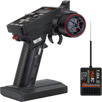 6 Channel 2.4G RC Transmitter with Receiver with LCD Screen Anti-Jamming Remote Controller Long Distance 300m for Climbing Drift