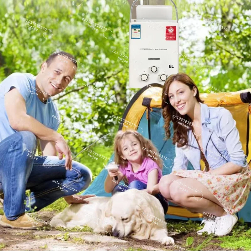 New Tankless Water Heater Outdoor Camping Instant Heating Bath With Shower Head Hot Water Heater Car Truck Tent