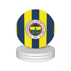 fenerbahce 1907 Ceramic Coasters (Set of 4) anti slip black custom Coasters