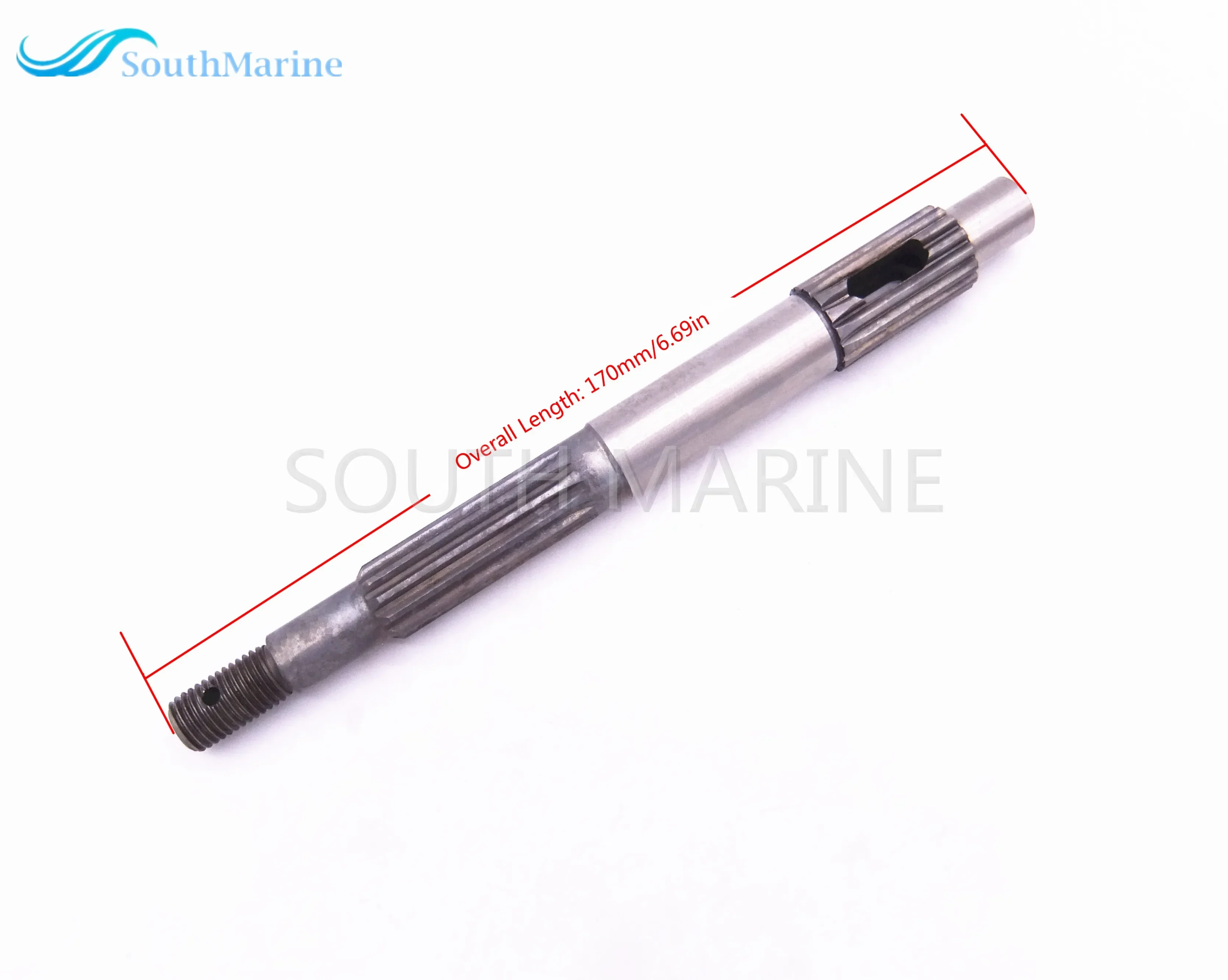 Propeller Shaft 369-64211-1 36964-2111M for Tohatsu for Nissan Outboard Engine 2-Stroke M4C M5B M5BS Boat Motor