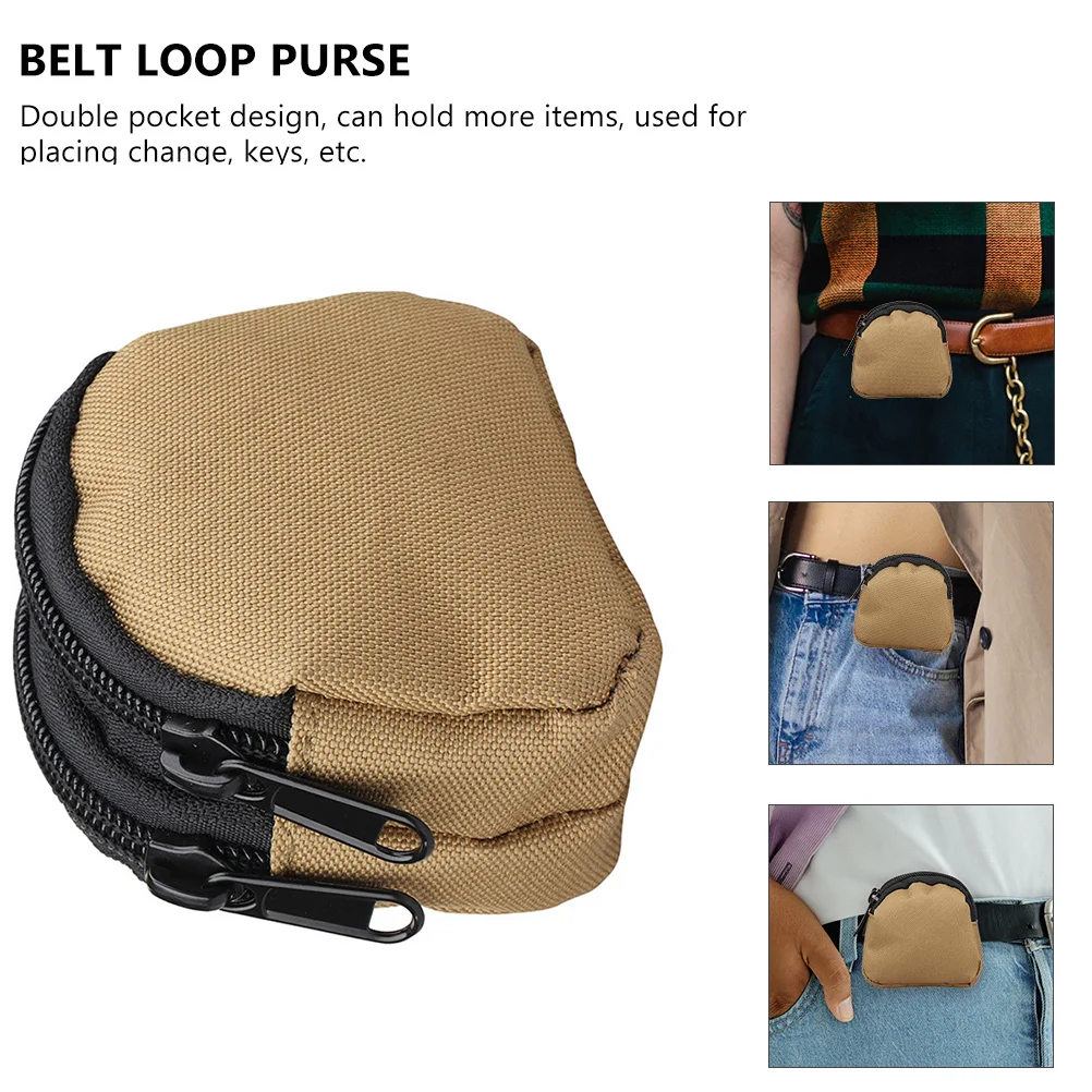 

Waist Pack Belt Bag Small Coin Purse Outdoor Multi-purpose Pouch 1000D Nylon Easy Access Storage Solution