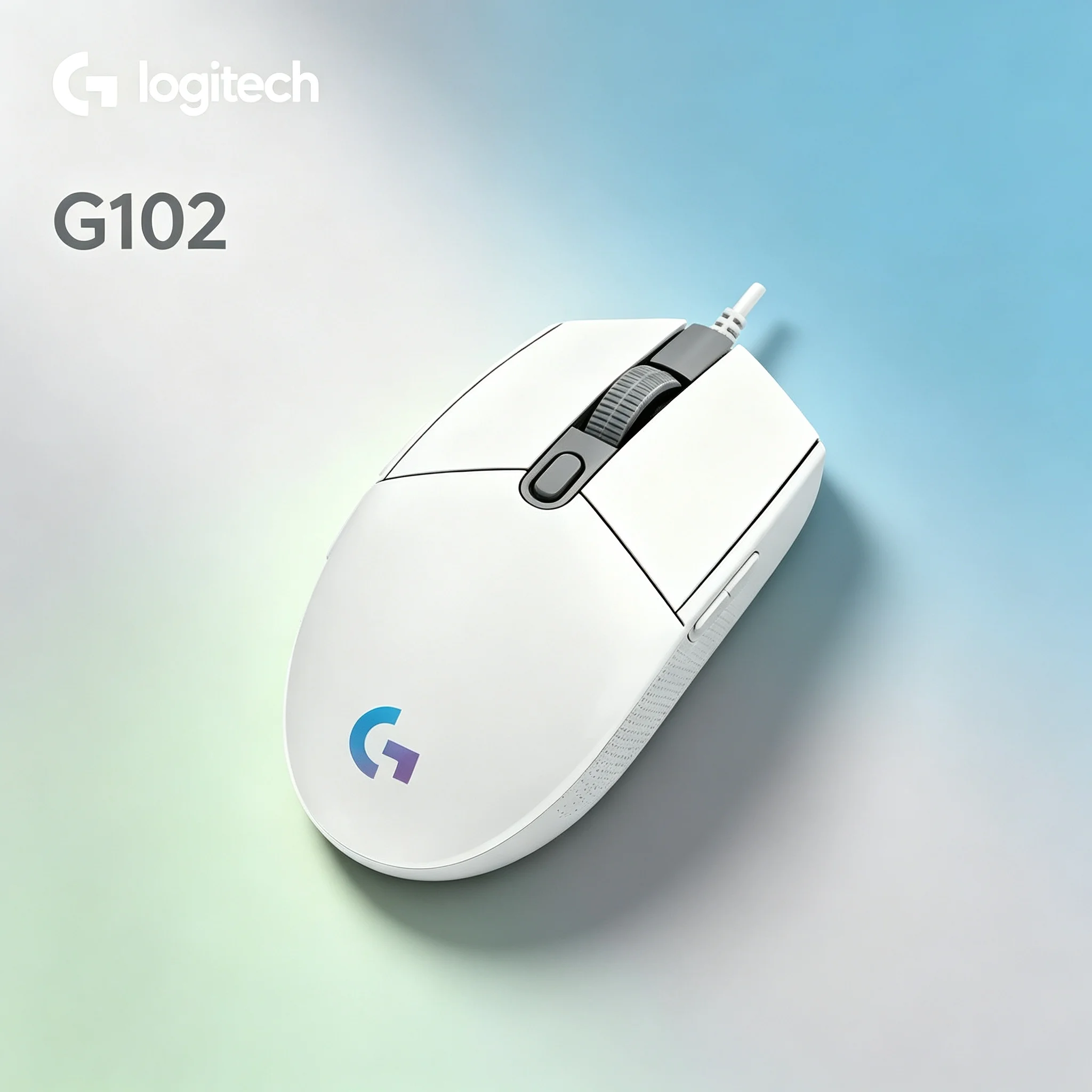 Logitech G102 Wired RGB Gaming Mouse Multi‑Color Light Modes For CS2 PUBG LOL League of Legends Valorant Gamer Work Mouse