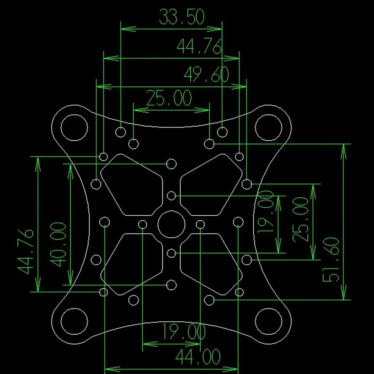 FPV Legering Metaal Anti Trillingen Plaat & Rubberen Ballen voor Phantom 1 2 3 Gimbal Mount Quadcopter Voor Gopro Hero 2 3 PTZ