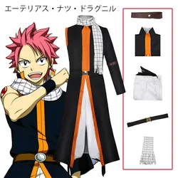 Etherious Natsu Dragneel Cosplay Costume Anime FAIRY TAIL Cosplay END Seven Years Later Uniform Cloak Man Halloween Clothes Suit