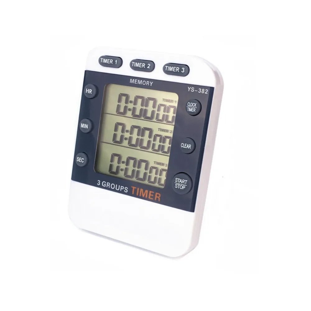 

Square Design Kitchen Timer Digital Display Countdown Function Digital Display Timer 3-way Function Alarm Feature Kitchen Alarm