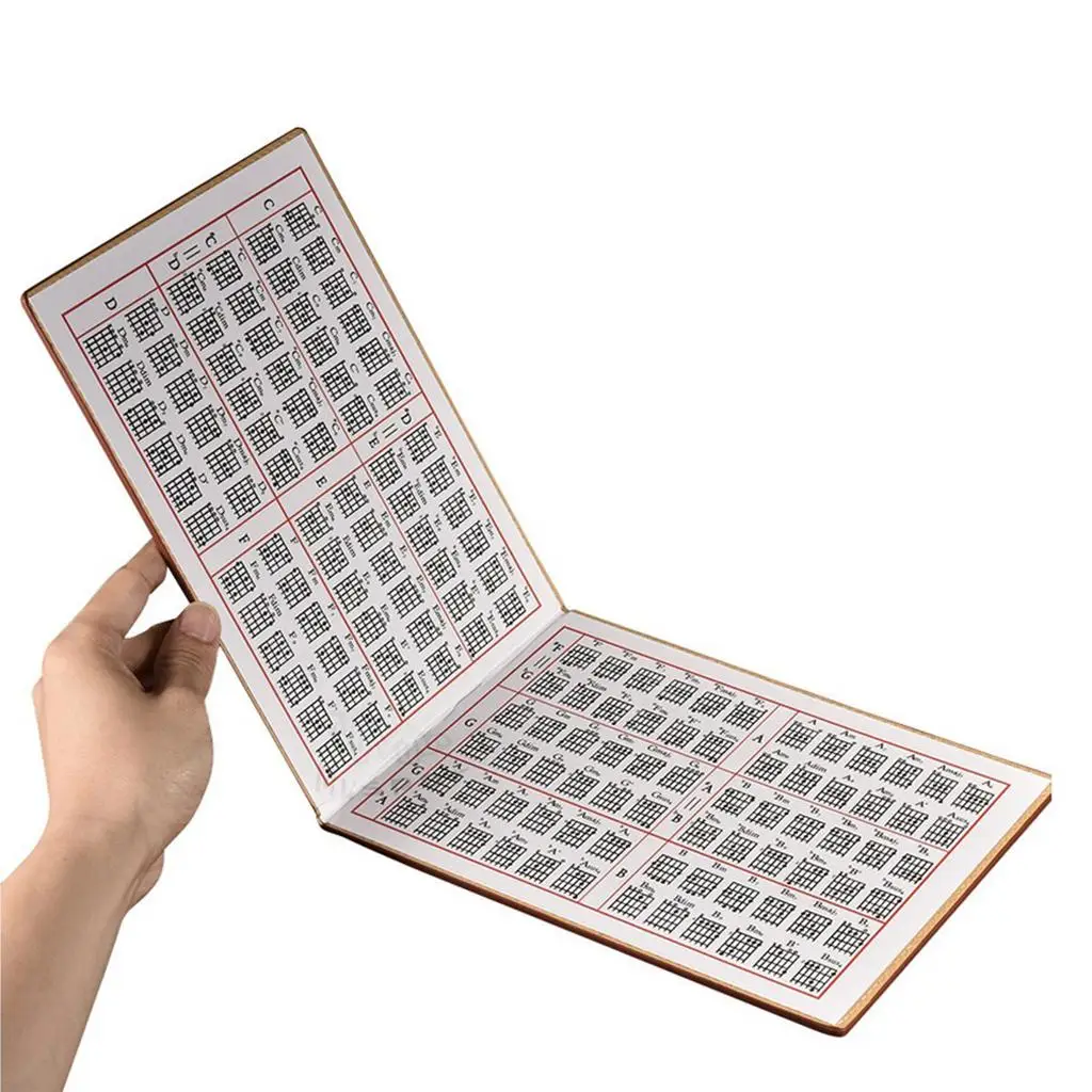 

6-струнная книга аккордов для гитары, книга прогрессива, руководство по композиции, обучение