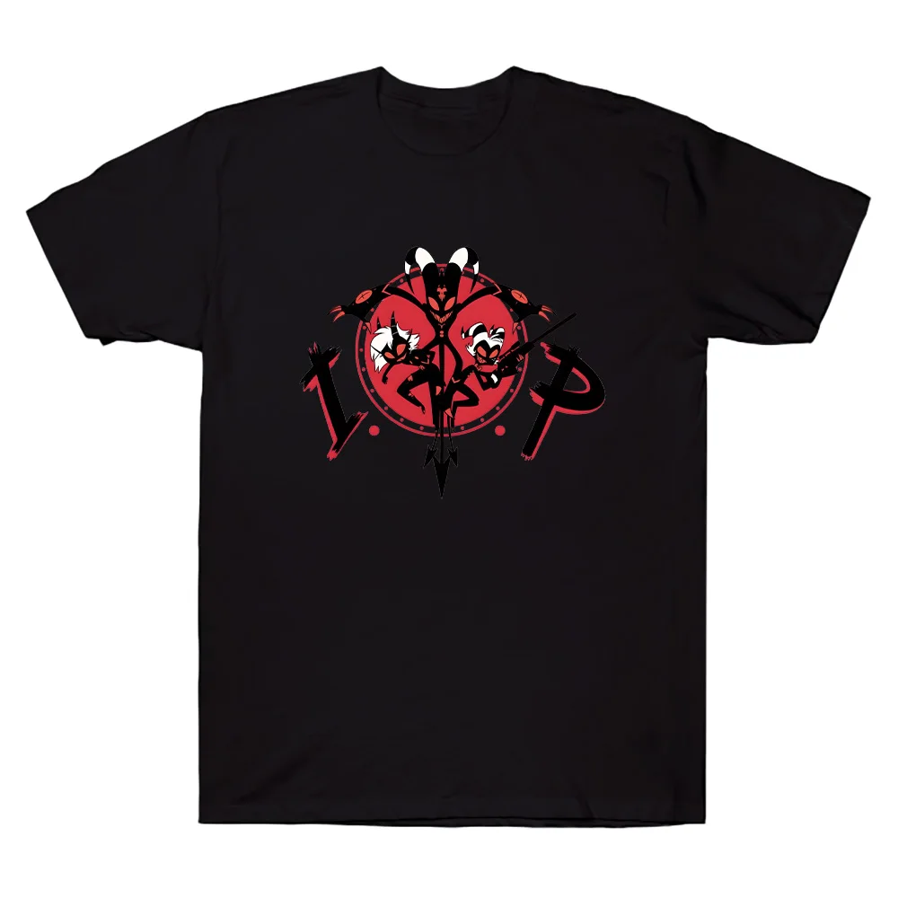 

Helluva Boss Mission Zero T-Shirt Helluva Boss Anime Print Harajuku Kawaii Tee Shirt Cartoon Y2K Cotton O-neck Unisex Clothing