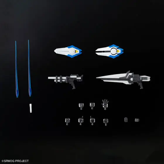 Figura oficial de BANDAI HG Ash Saviour, modelo ensamblado de acción de Anime, figura de Super Robot Wars OG, juguete genuino