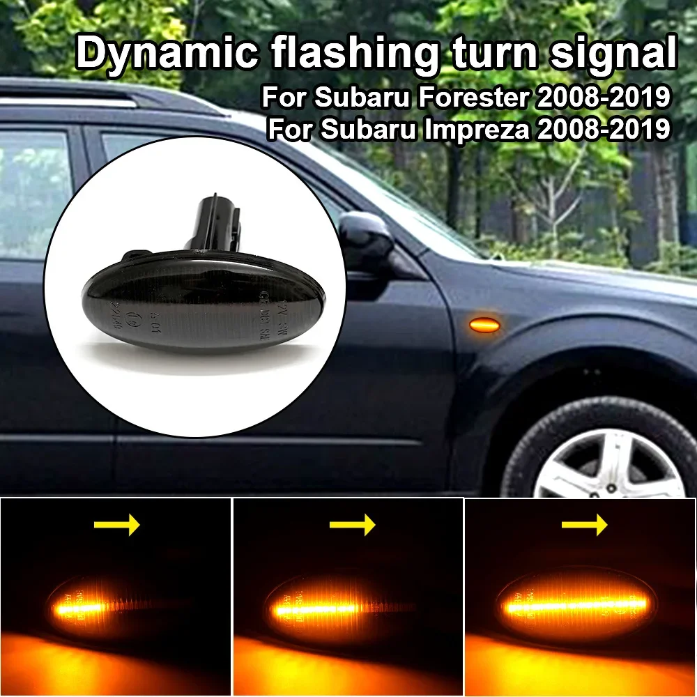 

For 08-19 Subaru WRX Forest Human Lion Leaf Board Turn Signal Side Light Side Light