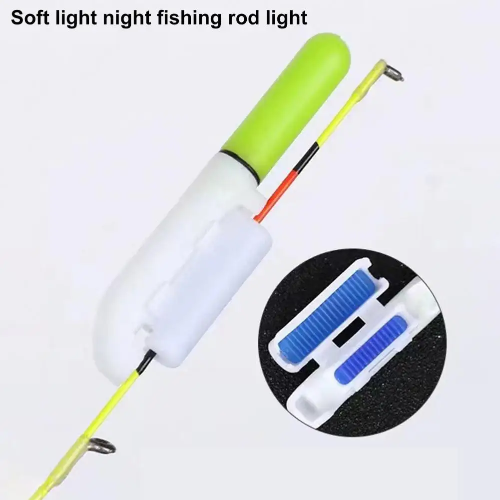 Led Glow Stick Waterproof Led Fishing Glow Stick with Bell Compact Size Battery-operated Pole for Super Bright Illumination