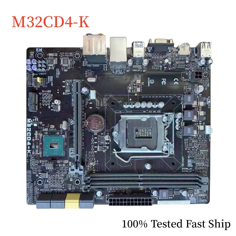 

Для ASUS M32CD4-K системная плата H110 LGA1151 DDR4 Поддержка 6 7-го процессора системная плата 100% протестирована Быстрая доставка