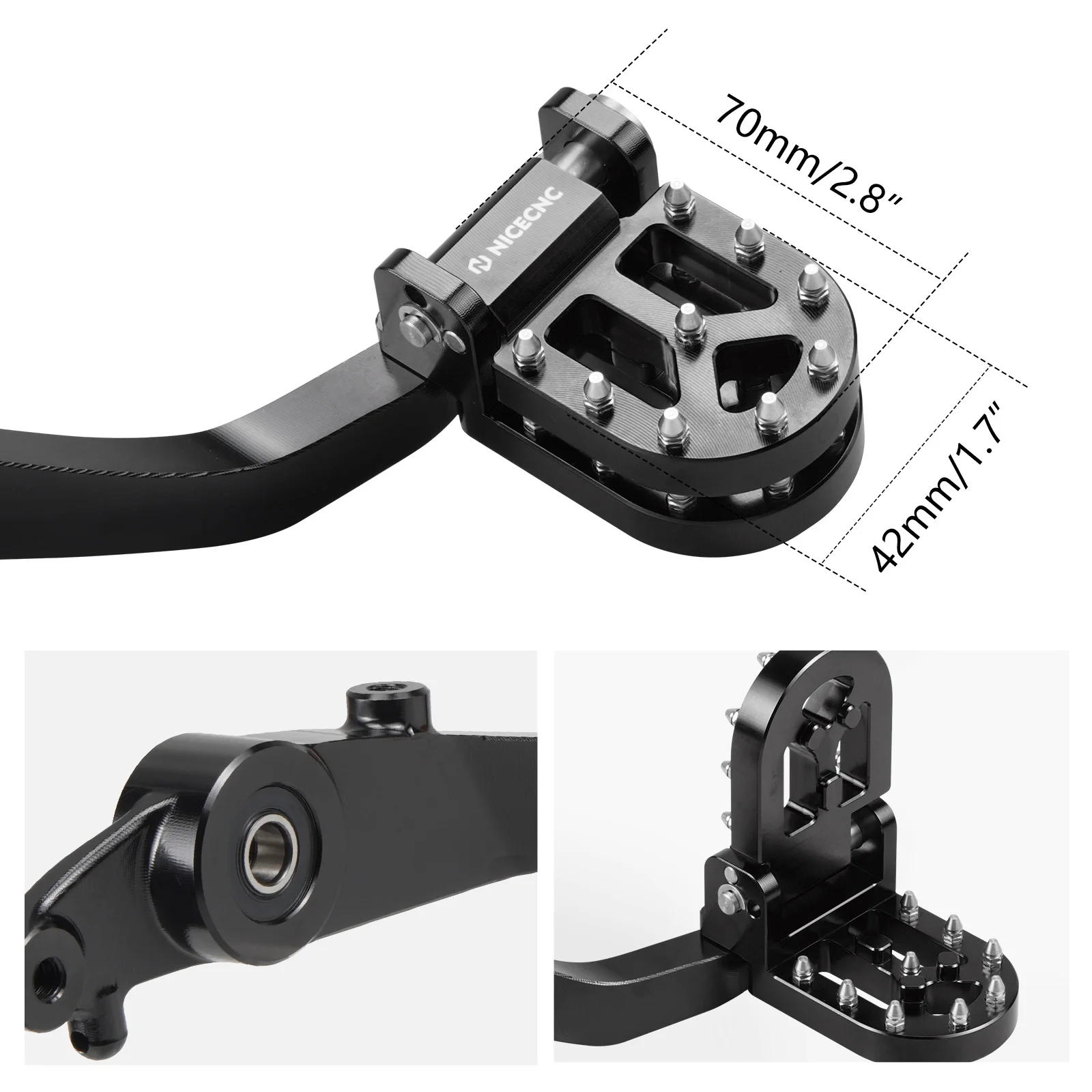Für KTM 890 Abenteuer/R 790 Abenteuer/R 2021-2025 Schalthebel Hinten Bremspedal Für Husqvarna NORDEN 901 2022-2025 790 ADV – Detail 2