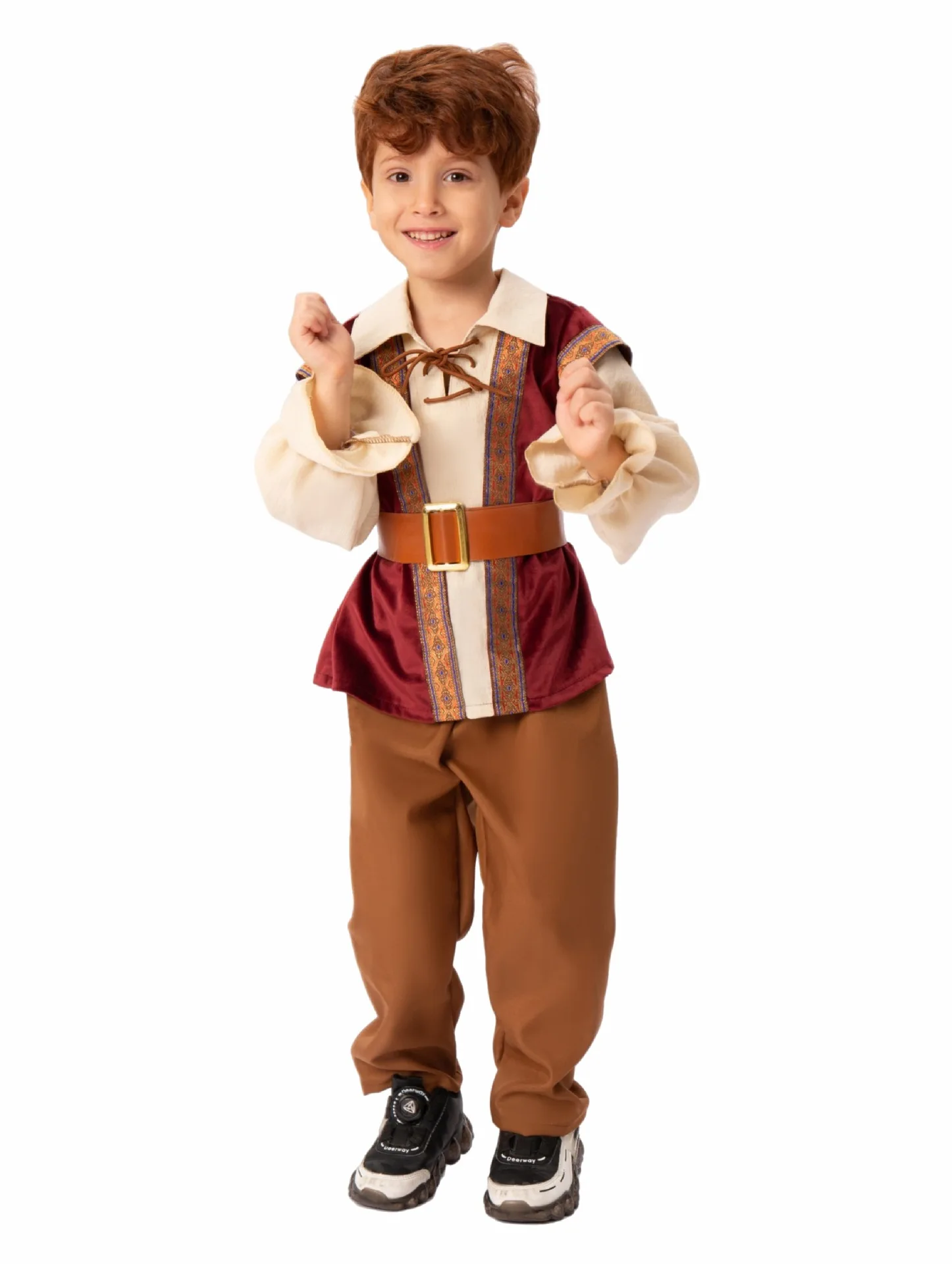 هالوين جديد القرون الوسطى RetroBoy زي فتاة فستان تأثيري حلي الأطفال فستان طويل رياض الأطفال مرحلة الأداء كوستوم #4