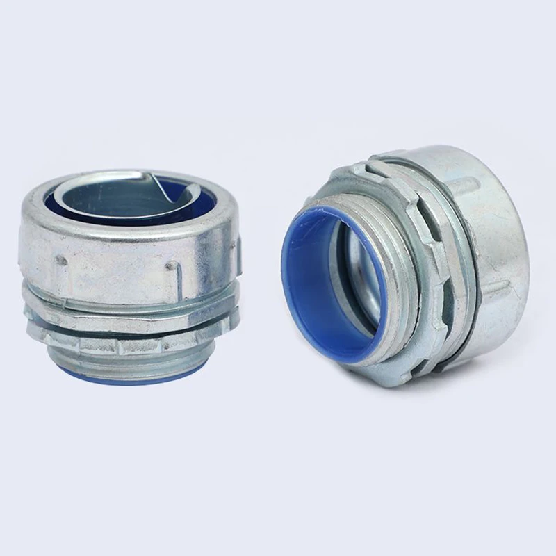 

KSS Factory Supply Customizable Cable Gland Conduit Flexible Metal Pipe Steel Emt Compression Connector Compression Connector